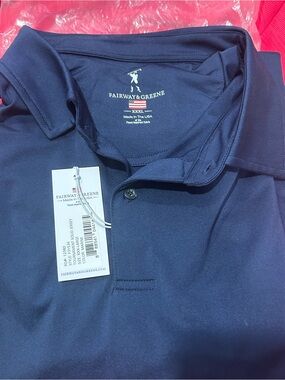 Fairway & Greene Tournament Solid Polo Marine 3XL NWT / NIP